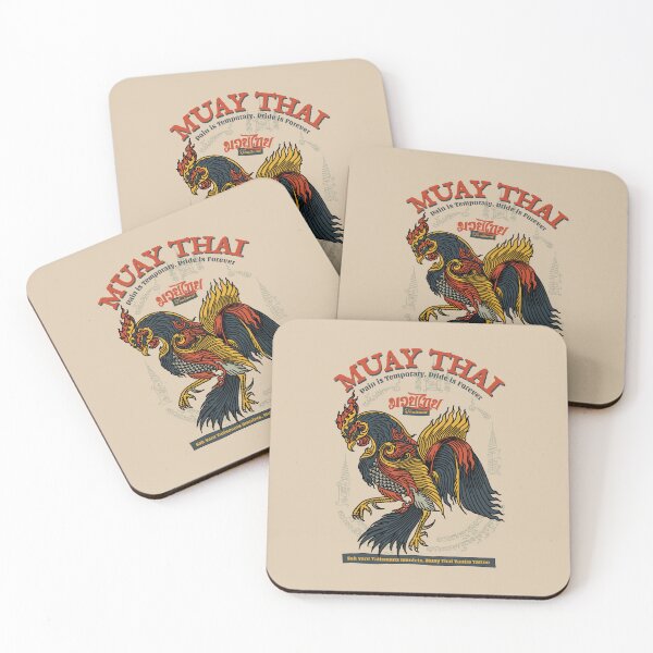 Item preview, Vintage Muay Thai Tattoo Rooster designed and sold by KewaleeTee.