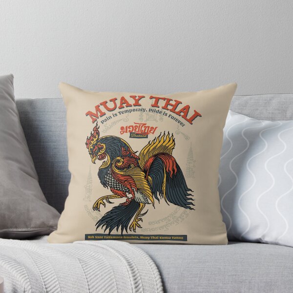 Item preview, Vintage Muay Thai Tattoo Rooster designed and sold by KewaleeTee.