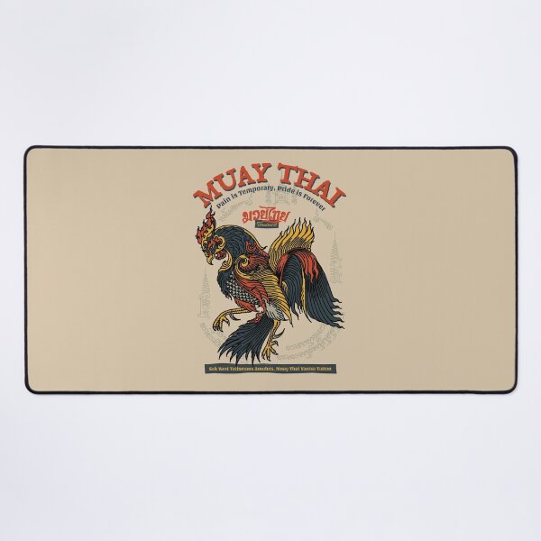 Item preview, Vintage Muay Thai Tattoo Rooster designed and sold by KewaleeTee.