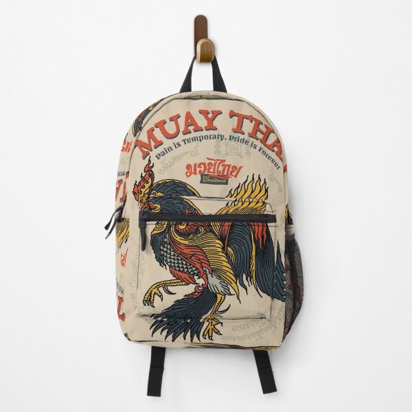 Item preview, Vintage Muay Thai Tattoo Rooster designed and sold by KewaleeTee.