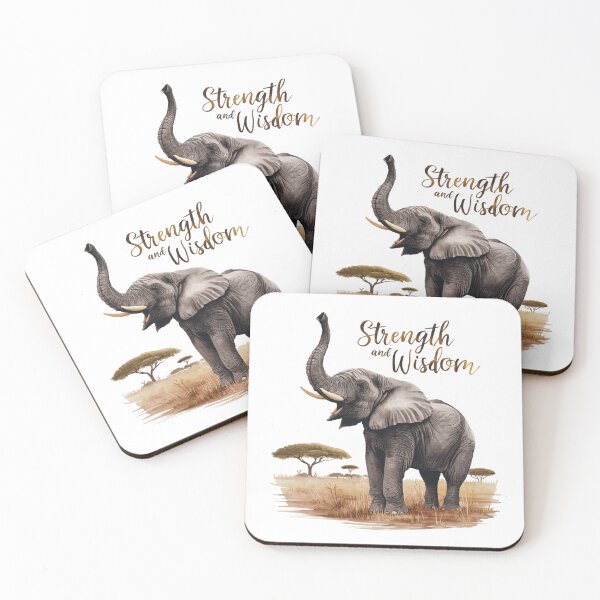 Item preview, Strength and Wisdom: Majestic Elephant Art designed and sold by deluxedigital1.