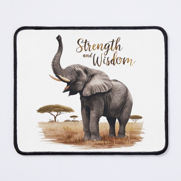 Item preview, Strength and Wisdom: Majestic Elephant Art designed and sold by deluxedigital1.