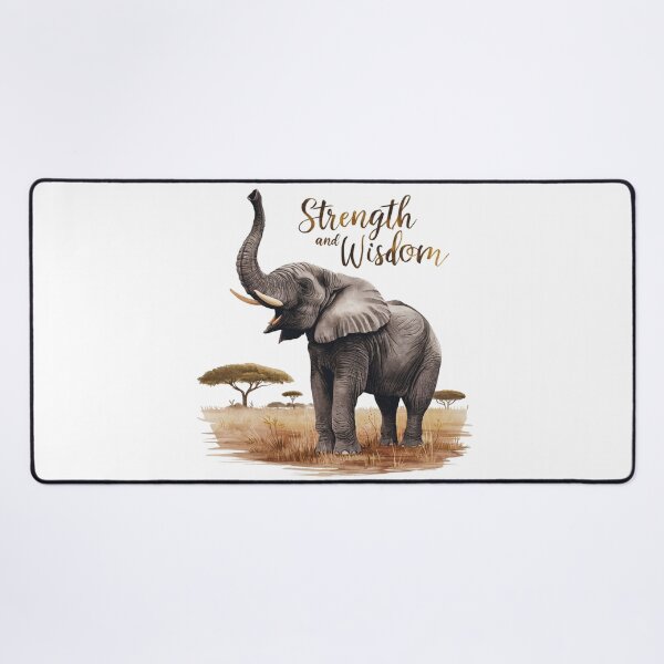 Item preview, Strength and Wisdom: Majestic Elephant Art designed and sold by deluxedigital1.