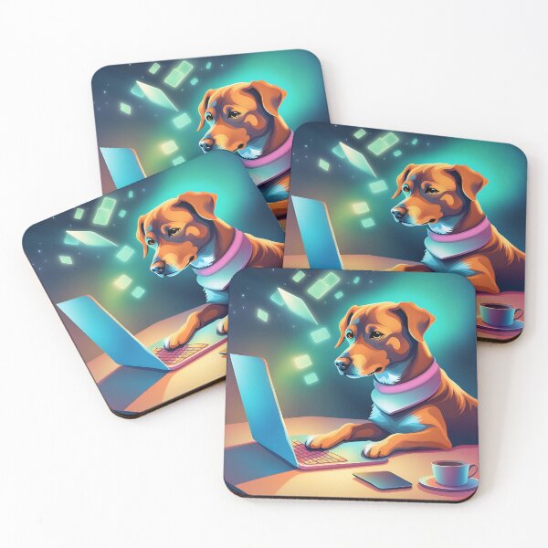 Item preview, Dog with a Laptop designed and sold by JacobsParadise.