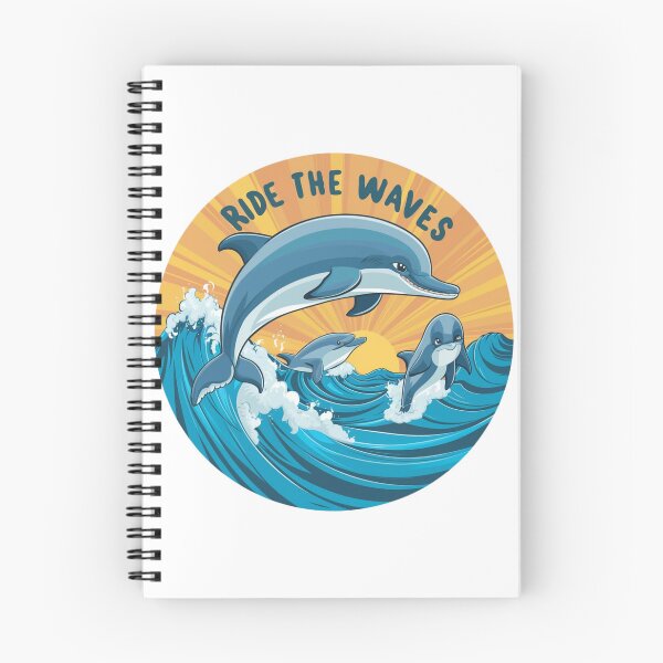 Item preview, Ride the Waves: Playful Dolphins Art designed and sold by deluxedigital1.