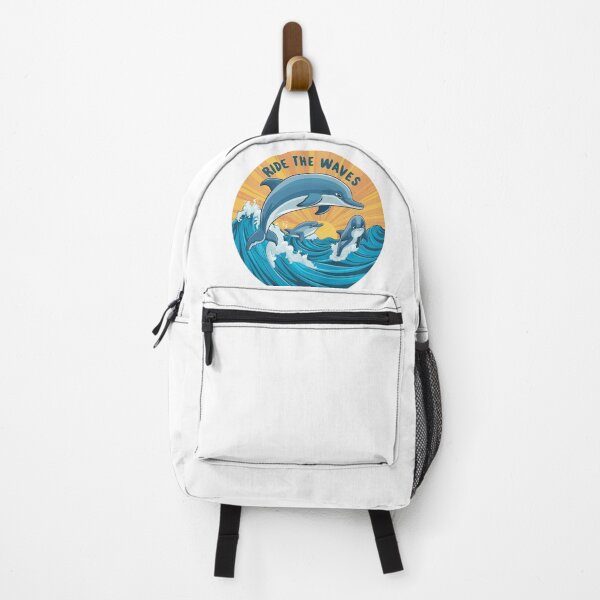 Item preview, Ride the Waves: Playful Dolphins Art designed and sold by deluxedigital1.