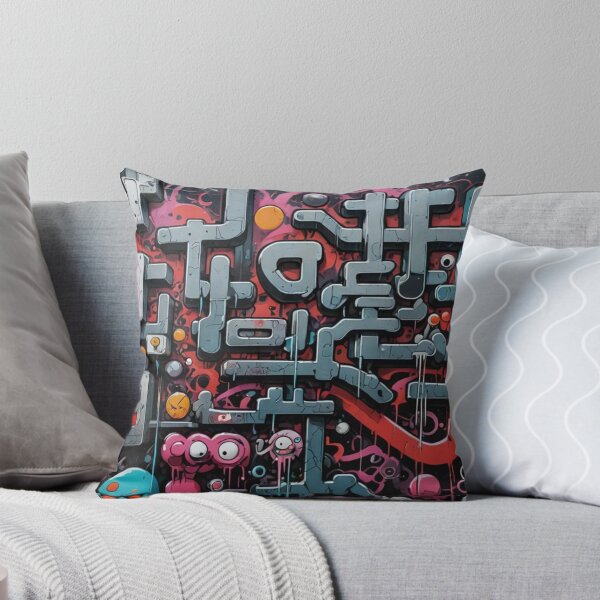 Item preview, Abstract Cyberpunk Graffiti, Street Art Pattern, Japanese designed and sold by Burn-Ego.