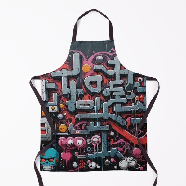 Item preview, Abstract Cyberpunk Graffiti, Street Art Pattern, Japanese designed and sold by Burn-Ego.