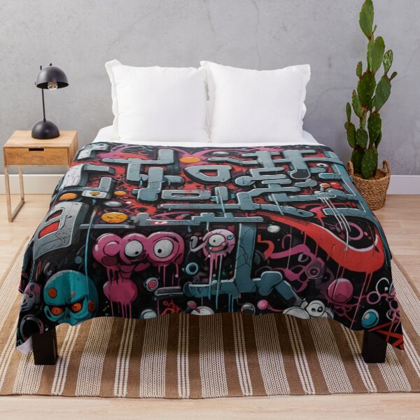 Item preview, Abstract Cyberpunk Graffiti, Street Art Pattern, Japanese designed and sold by Burn-Ego.