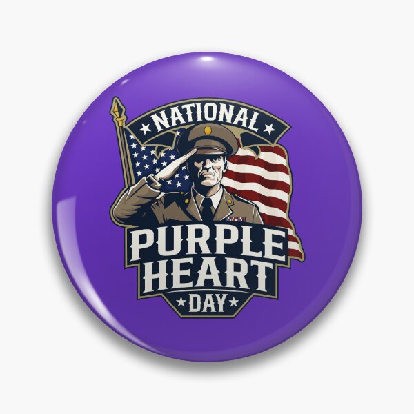 Item preview, National Purple Heart Day designed and sold by GarmentMonkeyCo.