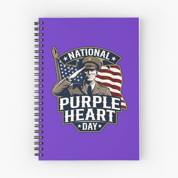 Item preview, National Purple Heart Day designed and sold by GarmentMonkeyCo.