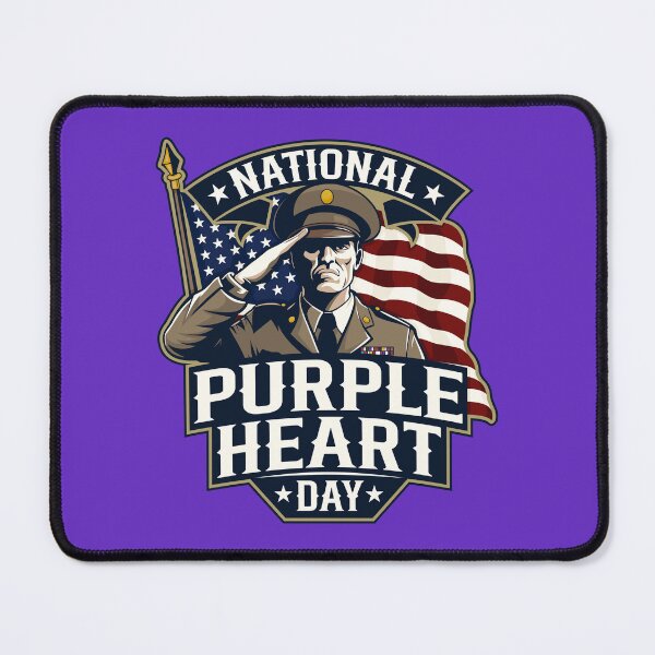 Item preview, National Purple Heart Day designed and sold by GarmentMonkeyCo.