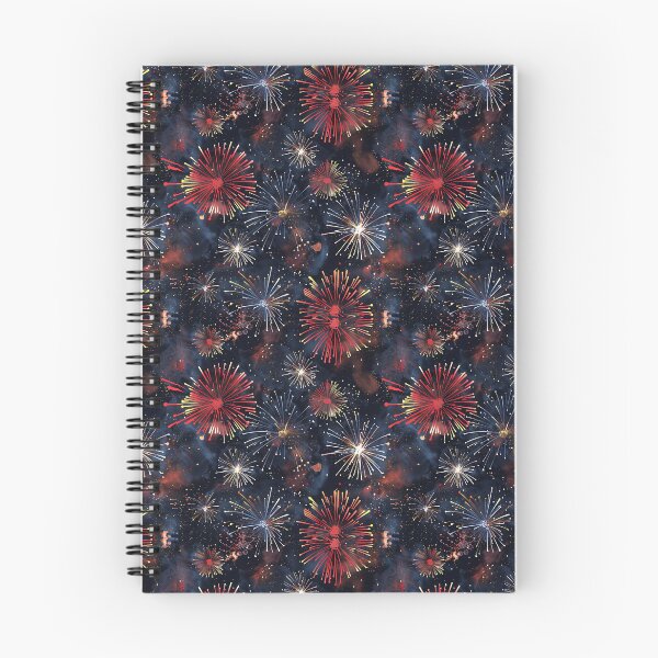 Item preview, Spectacular Fireworks Pattern - Festive Firework Design designed and sold by Creet-Design.