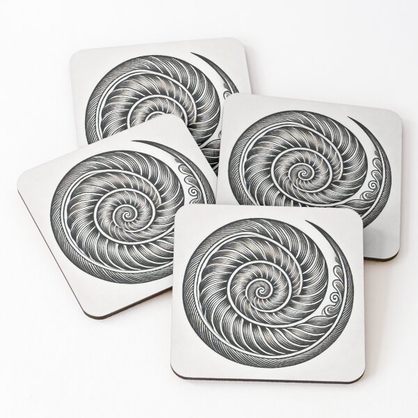 Item preview, Black spiral Koru designed and sold by LeFreik1410.