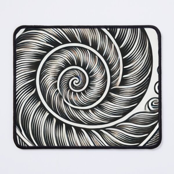 Item preview, Black spiral Koru designed and sold by LeFreik1410.