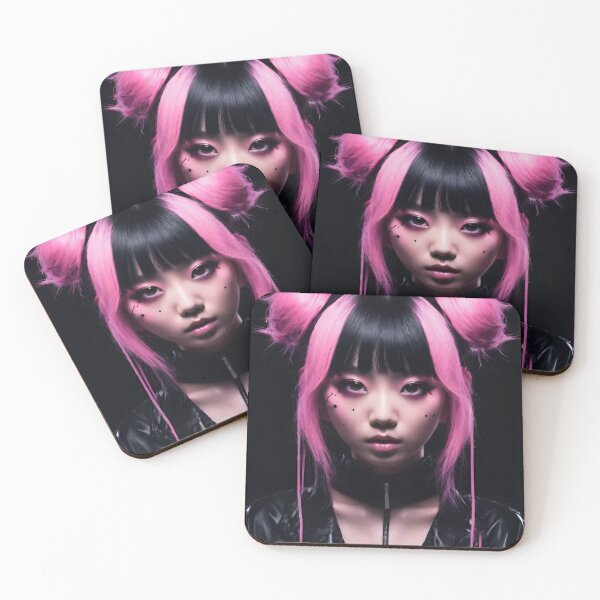 Item preview, Kawaii Cyber Girl, Dark Photography, Japanese Futurism designed and sold by Burn-Ego.