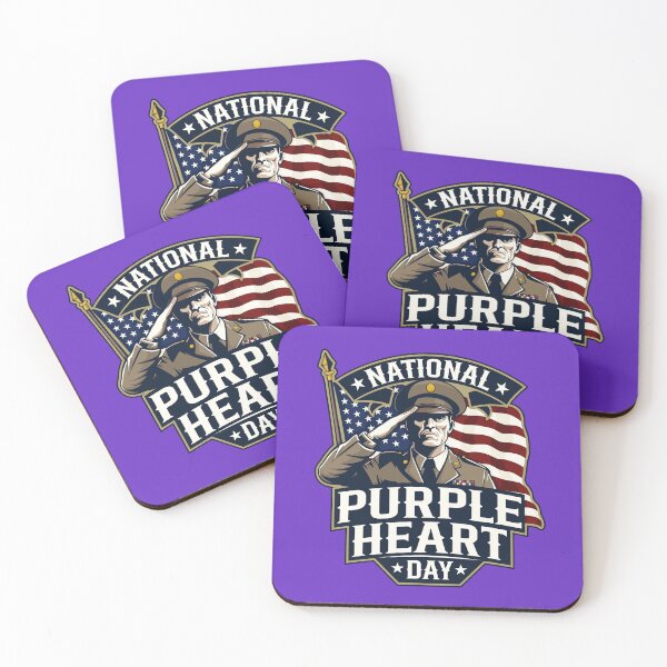 Item preview, National Purple Heart Day designed and sold by GarmentMonkeyCo.