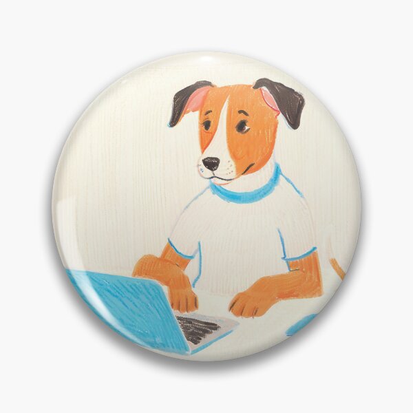 Item preview, Dog with a Laptop designed and sold by JacobsParadise.