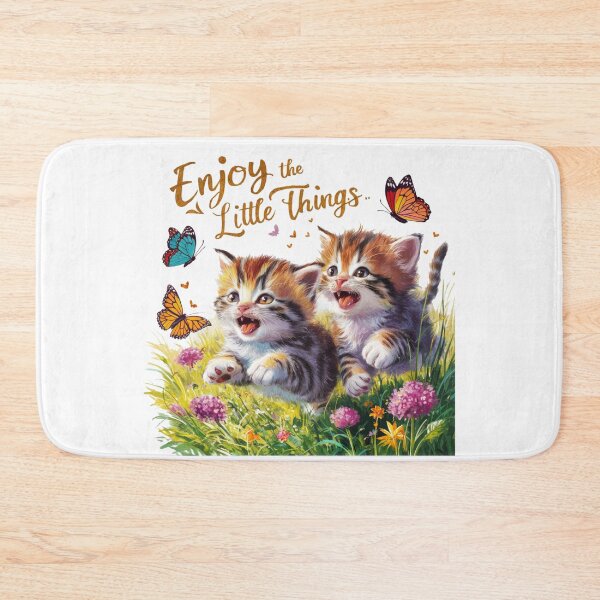 Item preview, Enjoy the Little Things: Playful Kittens Art designed and sold by deluxedigital1.