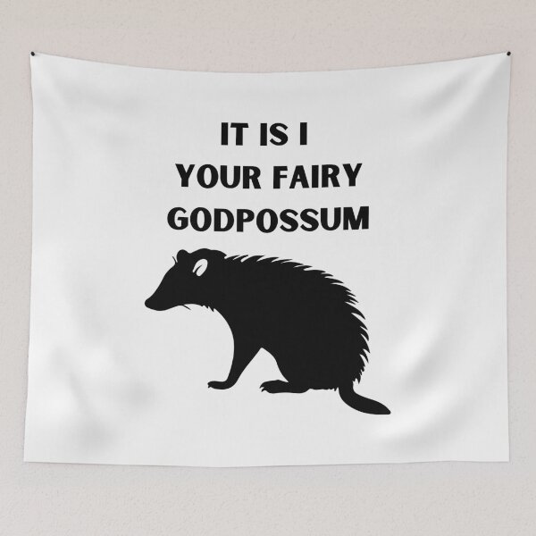 Item preview, It Is I Your Fairy Godpossum designed and sold by Alicja Wieczorek.