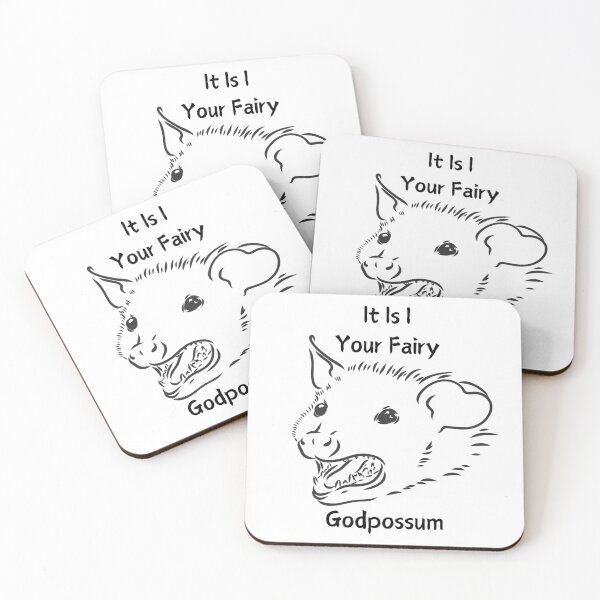 Item preview, It Is I Your Fairy Godpossum designed and sold by Alicja Wieczorek.