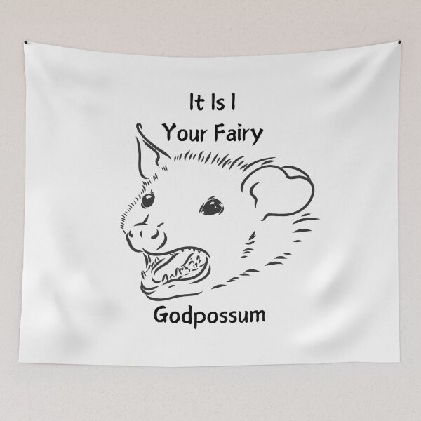 Item preview, It Is I Your Fairy Godpossum designed and sold by Alicja Wieczorek.
