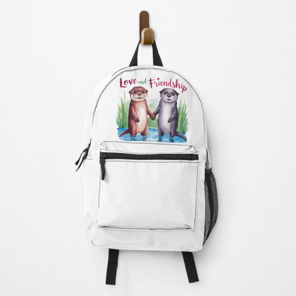 Item preview, Love and Friendship: Playful Otters Art designed and sold by deluxedigital1.