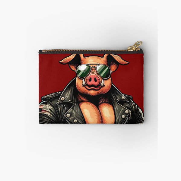 Item preview, biker pig designed and sold by KilloKalla.
