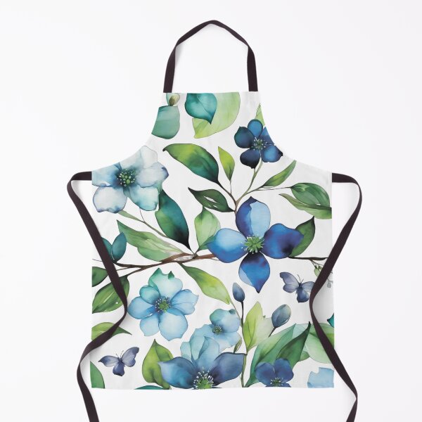 Item preview, Floral pattern. Blue flowers designed and sold by MagelliShop.