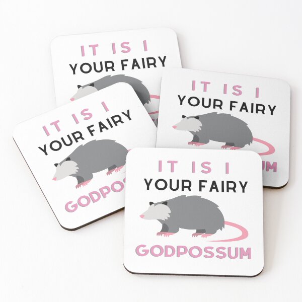 Item preview, It Is I Your Fairy Godpossum designed and sold by Alicja Wieczorek.