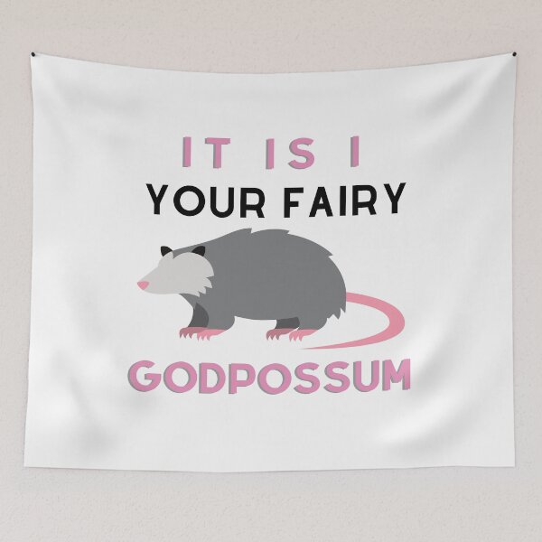 Item preview, It Is I Your Fairy Godpossum designed and sold by Alicja Wieczorek.