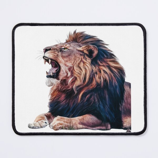 Item preview, King of the Jungle: Proud Lion Art designed and sold by deluxedigital1.