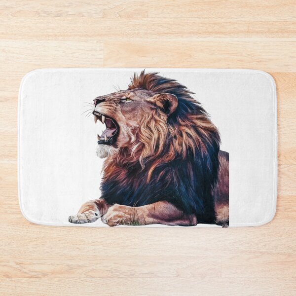 Item preview, King of the Jungle: Proud Lion Art designed and sold by deluxedigital1.