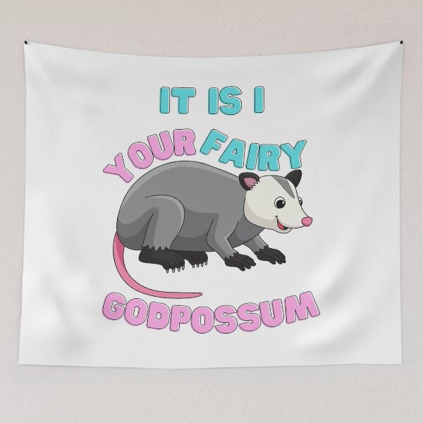 Item preview, It Is I Your Fairy Godpossum designed and sold by Alicja Wieczorek.