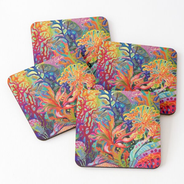 Item preview, Vibrant Underwater Coral Reef Illustration With Lush Sea Life designed and sold by AutoPics.