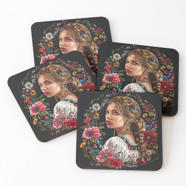 Item preview, Girl with flowers designed and sold by m-litomirskaya.