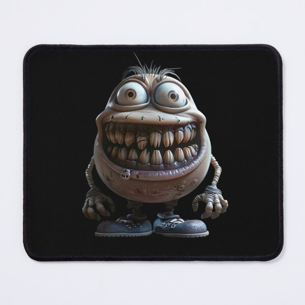 Item preview, Crazy Teeth Creeper Sticker designed and sold by AI-Only Creations.
