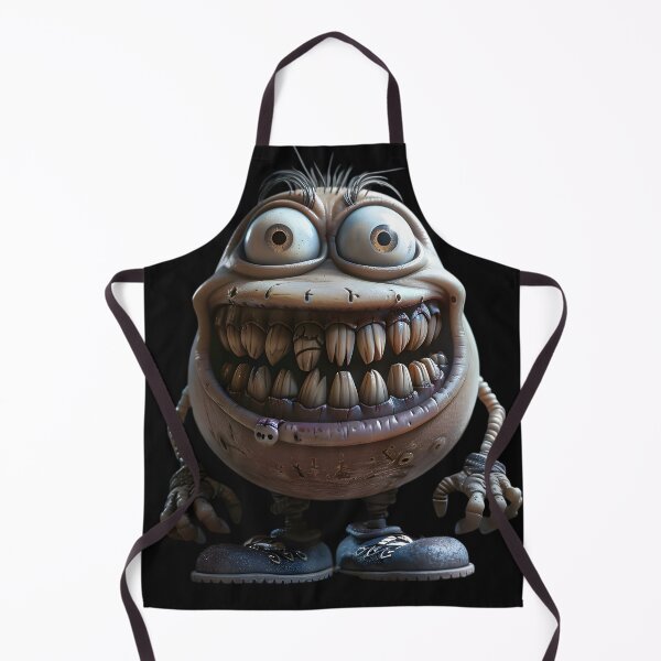 Item preview, Crazy Teeth Creeper Sticker designed and sold by AI-Only Creations.