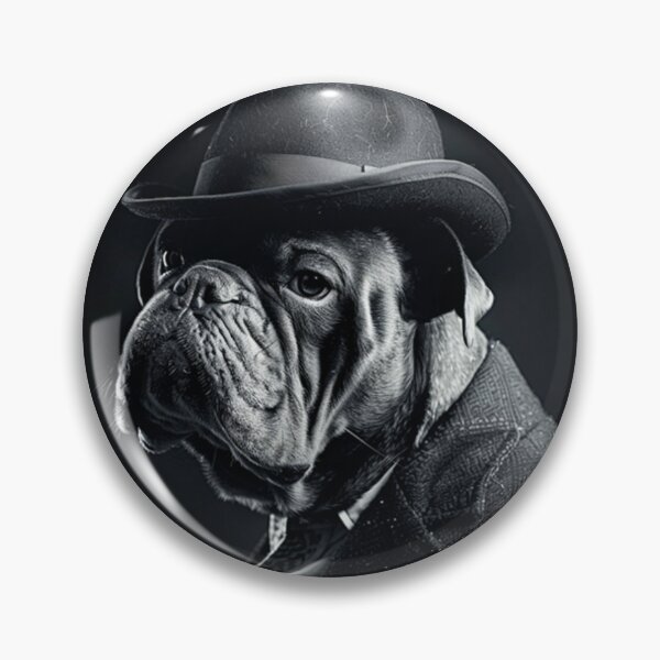 Item preview, Retrato vintage de Bulldog gángster designed and sold by NuWaveArt.