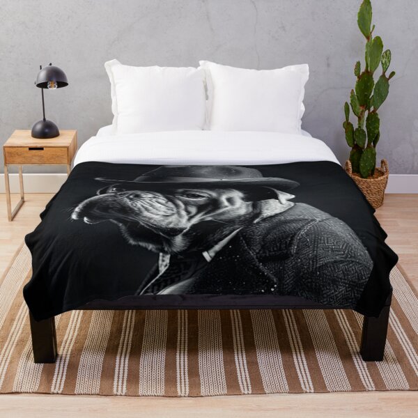 Item preview, Gangster Bulldog vintage Portrait designed and sold by NuWaveArt.