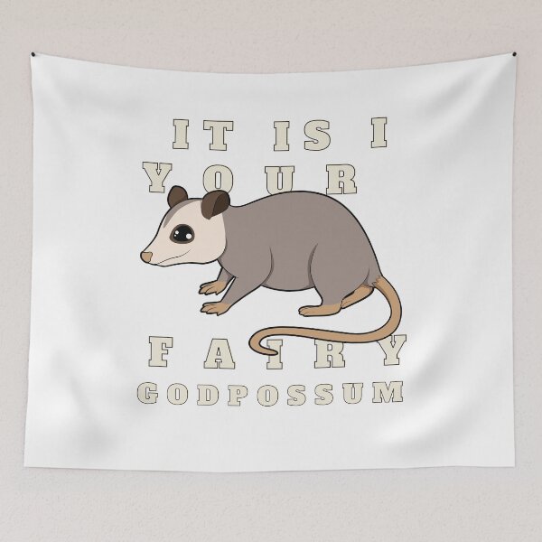 Item preview, It Is I Your Fairy Godpossum designed and sold by Alicja Wieczorek.