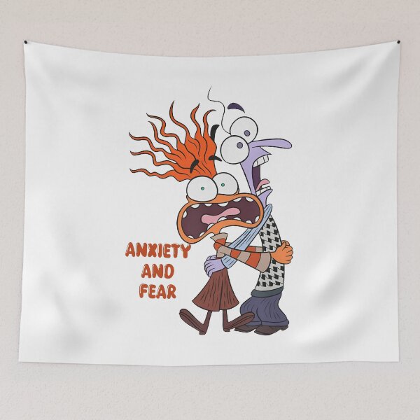 Item preview, Anxiety and Fear - Inside Out Movie designed and sold by thadghtbad.