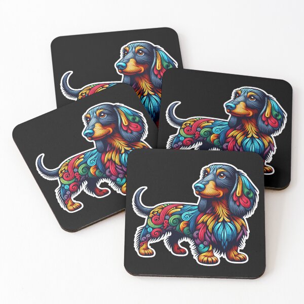 Item preview, Long-haired Dachshund designed and sold by ThisDress.