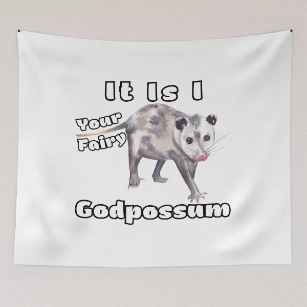 Item preview, It Is I Your Fairy Godpossum designed and sold by Alicja Wieczorek.