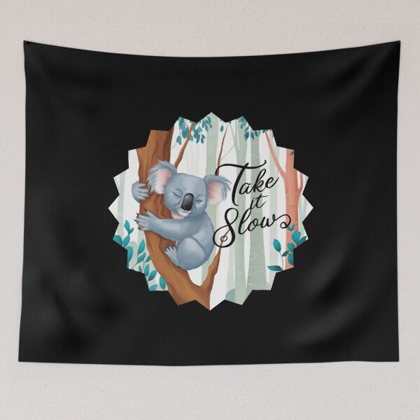 Item preview, Take it Slow: Tranquil Koala Art designed and sold by deluxedigital1.