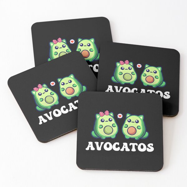 Item preview, Avogato Avocado Couple Cat Kitten Vegan Avocatos designed and sold by EmGai TocXanh.