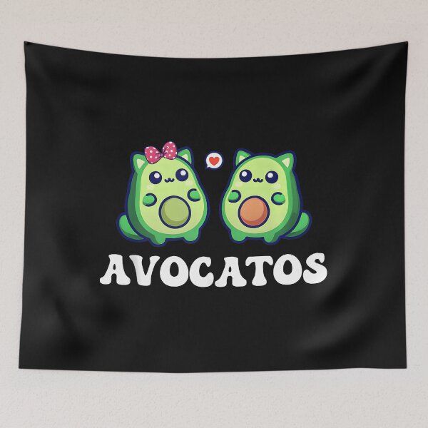 Item preview, Avogato Avocado Couple Cat Kitten Vegan Avocatos designed and sold by EmGai TocXanh.