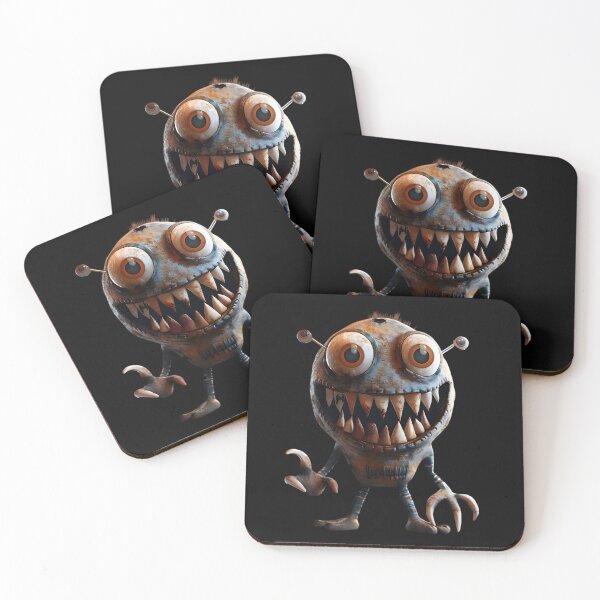 Item preview, Freaky Teeth Terror Sticker designed and sold by AI-Only Creations.