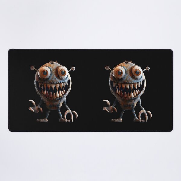Item preview, Freaky Teeth Terror Sticker designed and sold by AI-Only Creations.