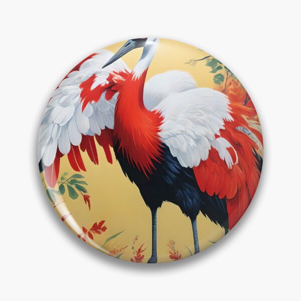 Item preview, RED TOP CRANE designed and sold by PIGCASSOSAIART.